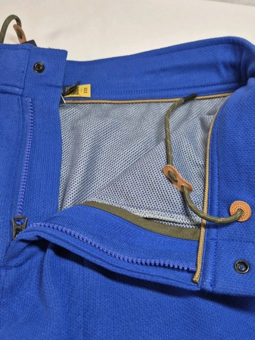 Polo Ralph Lauren Expedition Terry Shorts Men’s Size L  Large Blue Drawstring 30